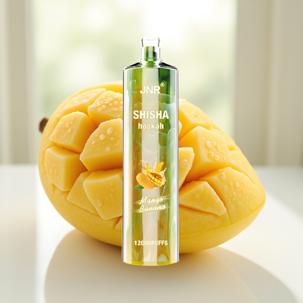 JNR Shisha Hookah Mango Banana 12000 Puffs 24ml Tipo-C