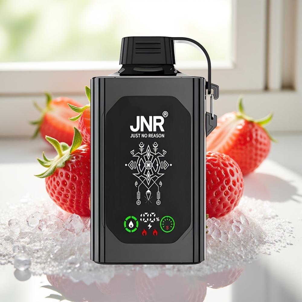 JNR Shisha Hookah Box 20500 Puffs Disposable Vape Fresa Helada con Dual Mesh Coil & Dual Core