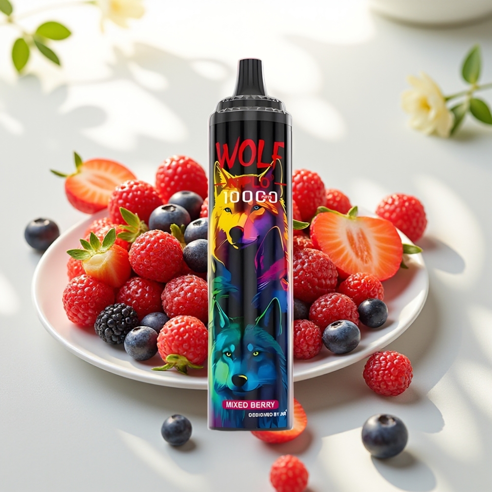 JNR Wolf Niplo 10000 Puffs 20ml Mixed Berry vape por mayor Uruguay