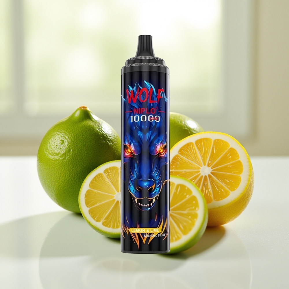 JNR Wolf Niplo 10000 Puffs Lima & Limón 20ml Tipo-C