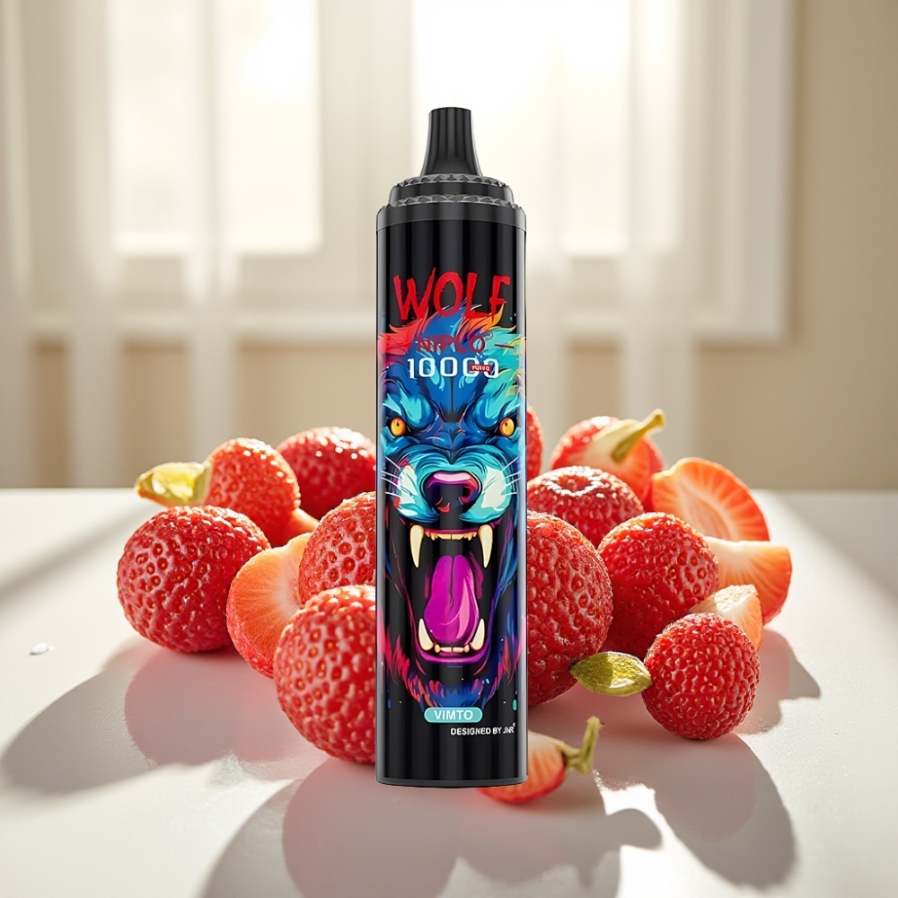JNR Wolf Niplo 10000 Puffs Vimto 20ml Tipo-C vape por mayor Uruguay