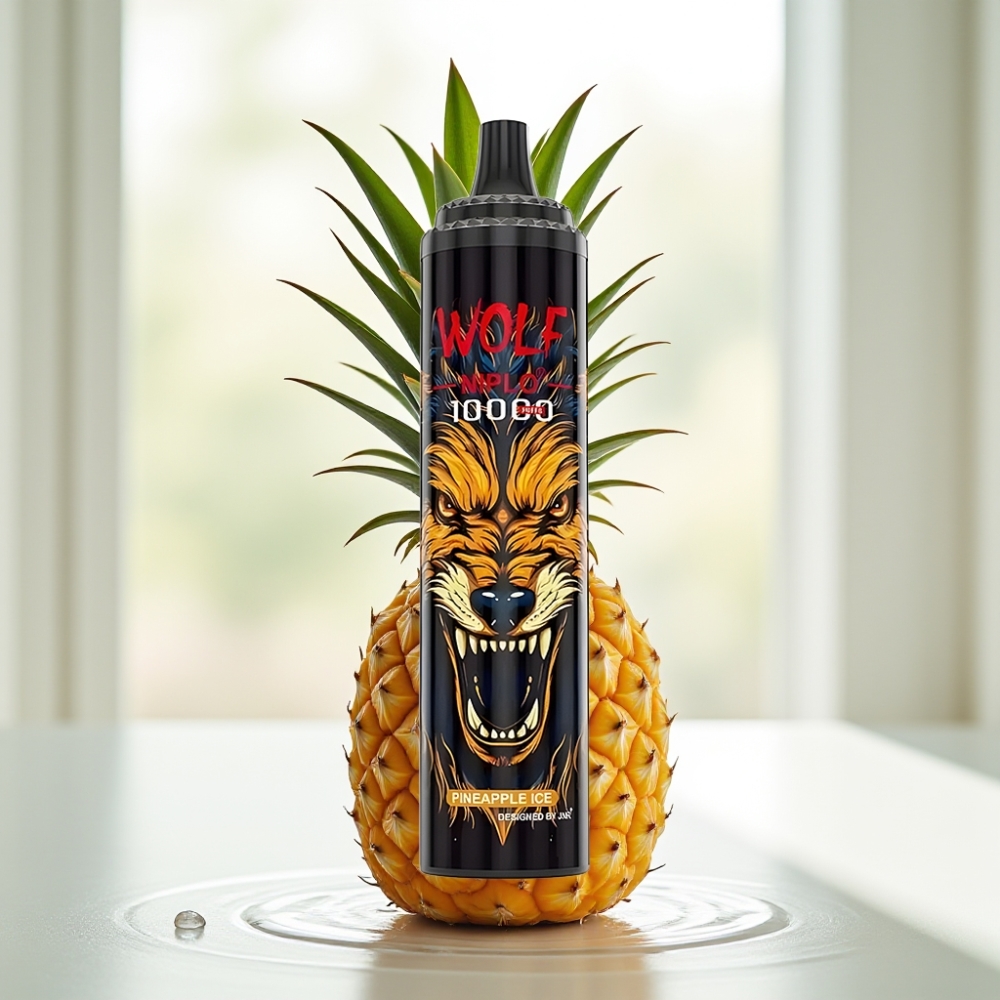 JNR Wolf Niplo Pineapple Ice 10000 Puffs 20ml Tipo-C