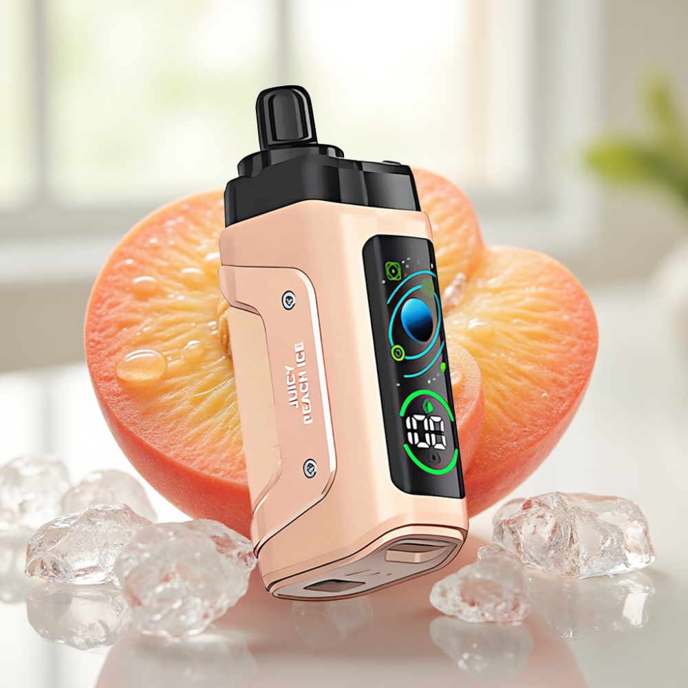 Razz Bar 45000 Puffs Ajustable Durazno Helado 1.0 Ohm Recargable
