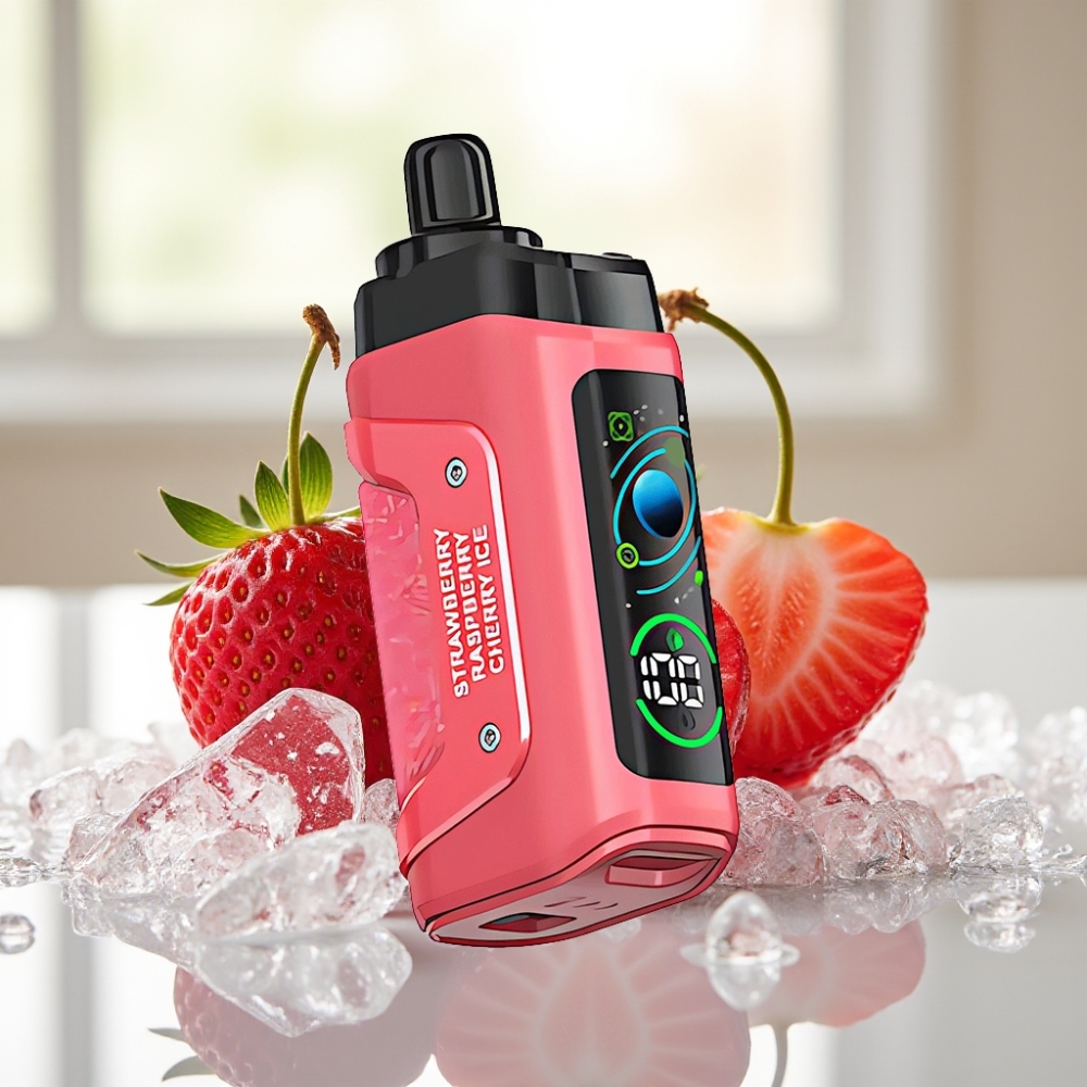 Razz Bar 45000 Puffs Ajustable Fresa Cereza Hielo Vape Desechable