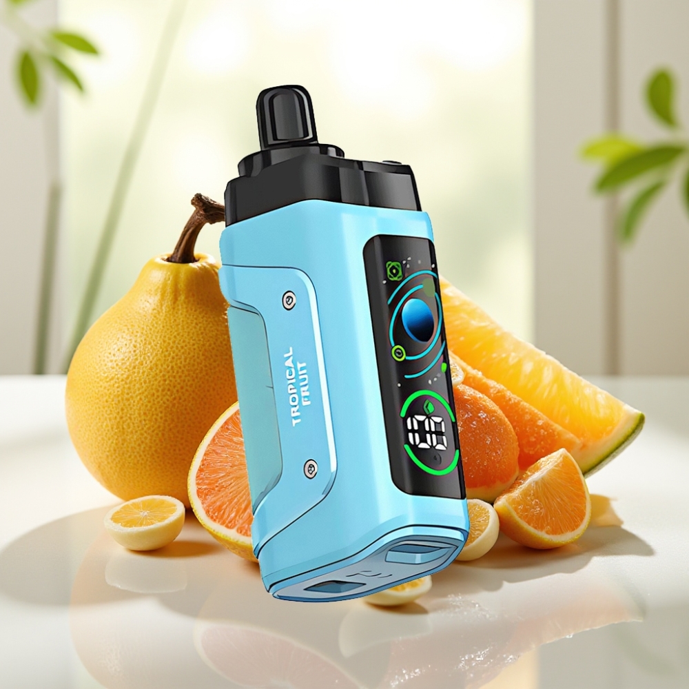 Razz Bar 45000 Puffs Disposable Vape Fruta Tropical con Bobina Mesh 1.0 Ohm y Batería 650 mAh