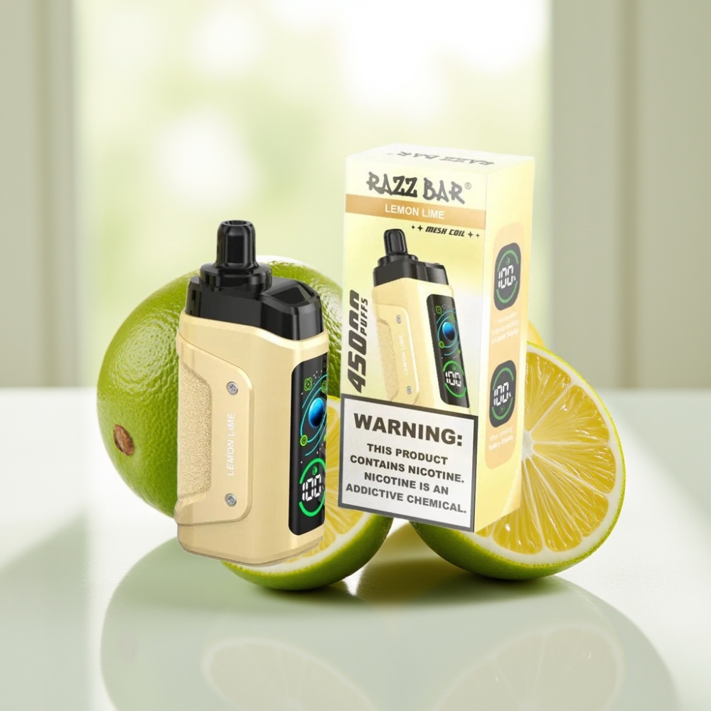 Razz Bar 45000 Puffs Disposable Vape Lima Limón Tipo-C Recargable 650 mAh
