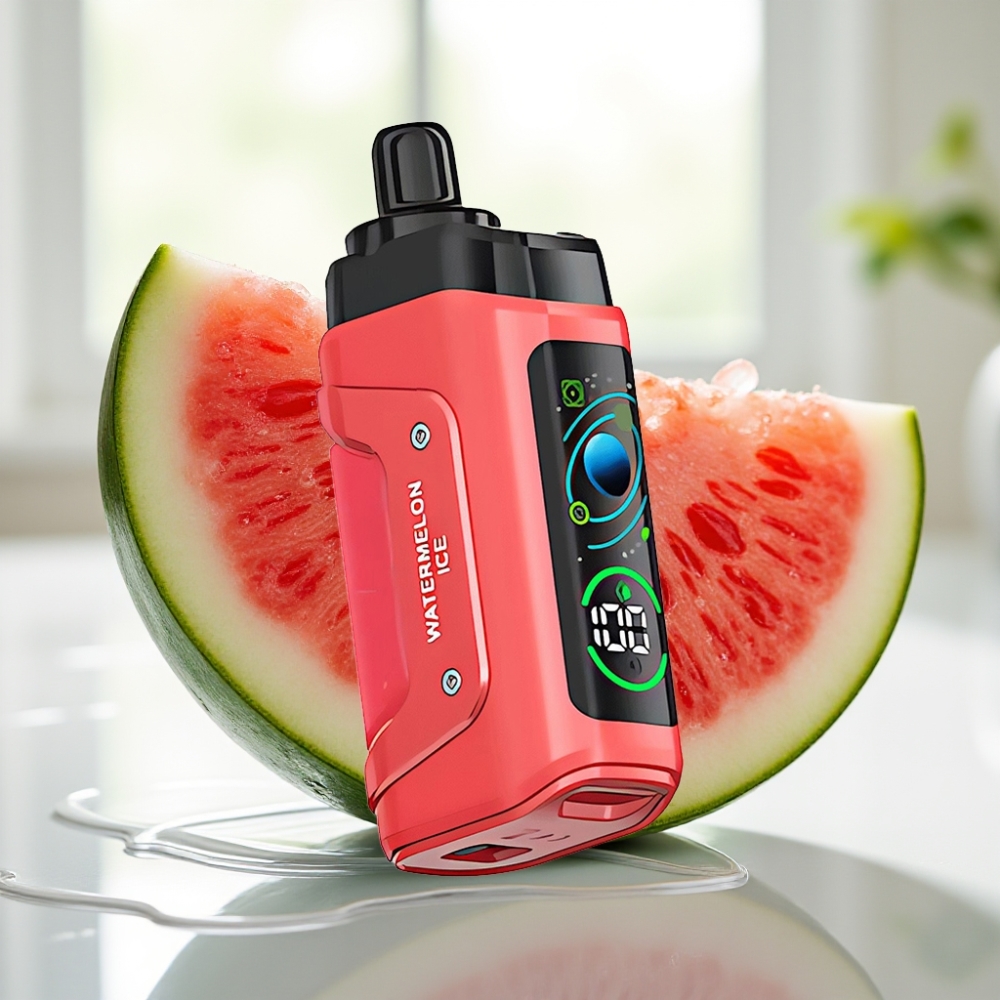 Razz Bar 45000 Puffs Disposable Vape Sandía Helada con Bobina Mesh 1.0 Ohm y Batería 650 Mah
