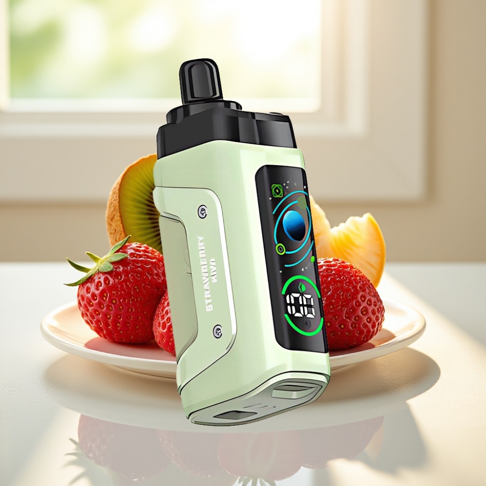 Razz Bar 45000 Puffs Fresa Kiwi Tipo-C Recargable Flujo de Aire Ajustable